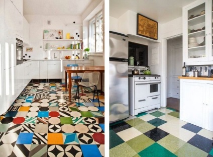 Placi pe podea pentru coridor și fotografie de bucătărie, sfaturi pentru alegere și stil