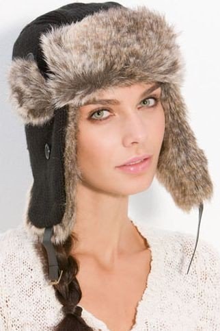 Frizurák a hosszú haj kalap lett királynő a hideg időjárás!