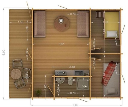 Proiecte de case de țară pentru 6 hectare, plan de fotografie și de construcție - un fermier fără probleme