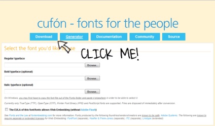 O modalitate simplă de a utiliza un font pe site-ul dvs. pe care doriți