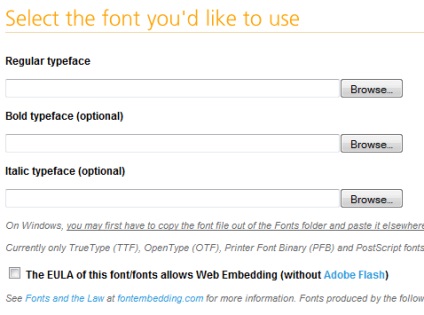 O modalitate simplă de a utiliza un font pe site-ul dvs. pe care doriți