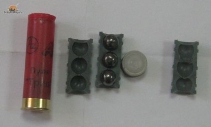 Tandem shell bullet