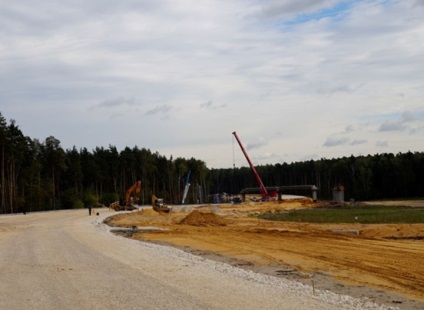 Interchange metszéspontjában autópálya M-5 és autópálya Lytkarino fogják üzembe helyezni a II negyedévben 2017