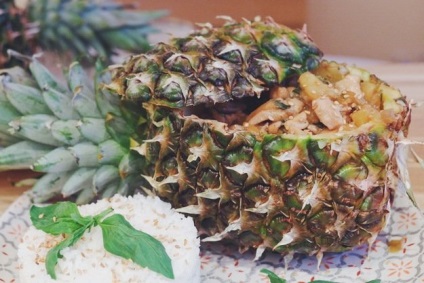 Reteta pentru pui cu ananas in sos teriyaki