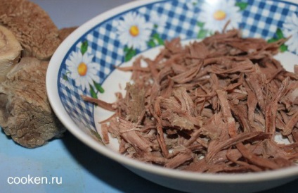 Salată cu carne de vită și ardei - rețetă cu fotografie