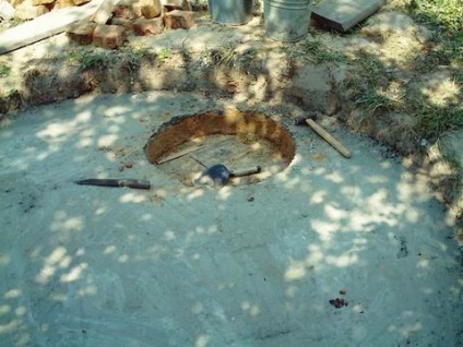 Septice cu ajutorul lopata si cofraj cu propriile maini - raport de fotografie, gospodărie siberiana