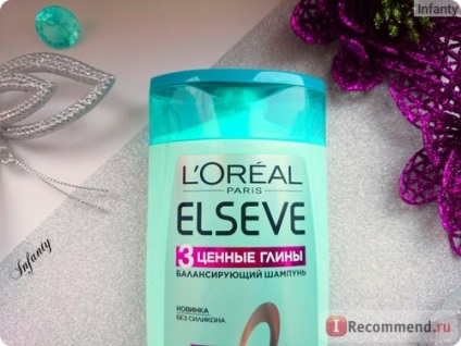 Sampon L'Oréal Paris elseve kiegyensúlyozó 3 értékes agyag rendkívüli agyag újra balansing sampon