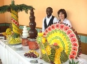 Csokoládé fondü egy esküvő