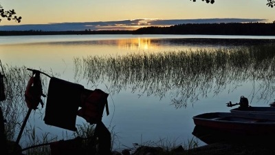 Nyugodt és a tó Vuoksi vihar, az útvonalat,