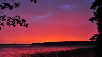 Nyugodt és a tó Vuoksi vihar, az útvonalat,