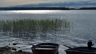 Nyugodt és a tó Vuoksi vihar, az útvonalat,