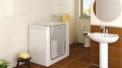 Sitz fürdők kis fürdőszobákba előnyei és hátrányai, méret, ár, fotó