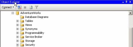 Sql server de gestionare a studiului window explorer de obiecte