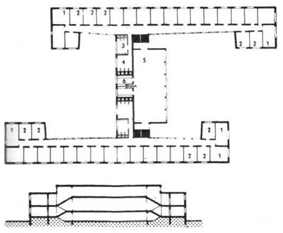 Student dormitoare, instituții de securitate socială, design de construcție, nofert