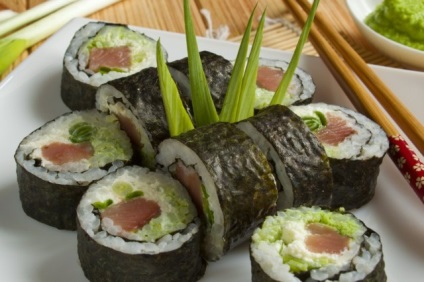 Sushi mac cu pește roșu
