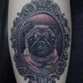 Dog tatuaje pentru baieti
