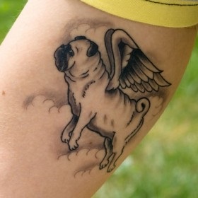 Dog tatuaje pentru baieti