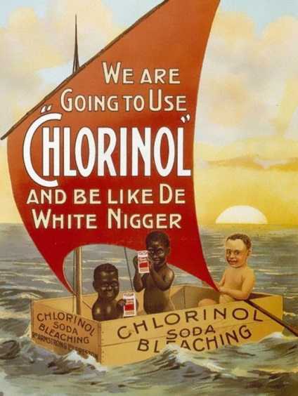 Usatin - și înălbitor pentru negri cea mai ridicolă publicitate retro, revista cosmopolită
