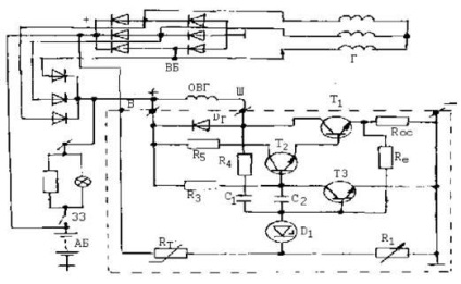 Dispozitiv și principiu de funcționare a regulatoarelor de tensiune