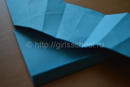 Plicul lui Valentine cu aripi, cum să faci o școală de sex feminin de origami Valentine