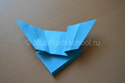 Plicul lui Valentine cu aripi, cum să faci o școală de sex feminin de origami Valentine