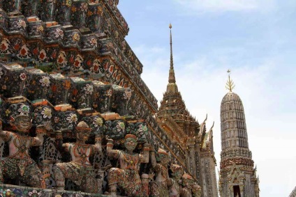 Wat arun (wat arun) din Bangkok - Templul hindus al zorii dimineții (diagramă și fotografie), Thailanda