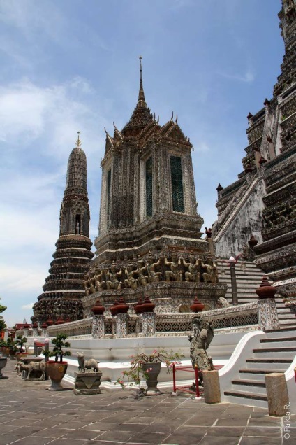 Wat arun (wat arun) din Bangkok - Templul hindus al zorii dimineții (diagramă și fotografie), Thailanda