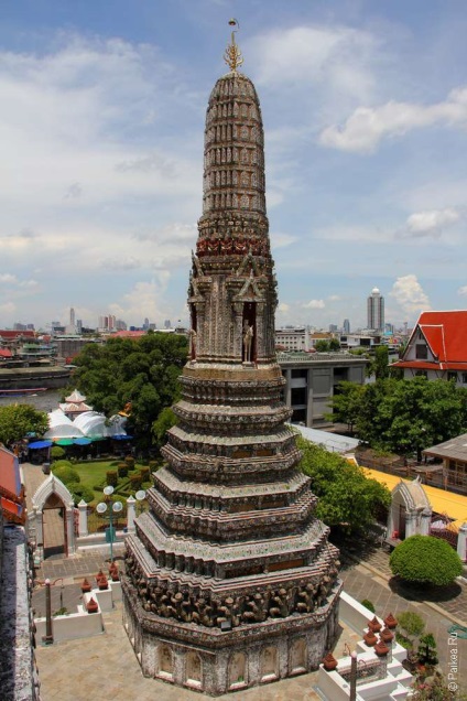 Wat arun (wat arun) din Bangkok - Templul hindus al zorii dimineții (diagramă și fotografie), Thailanda