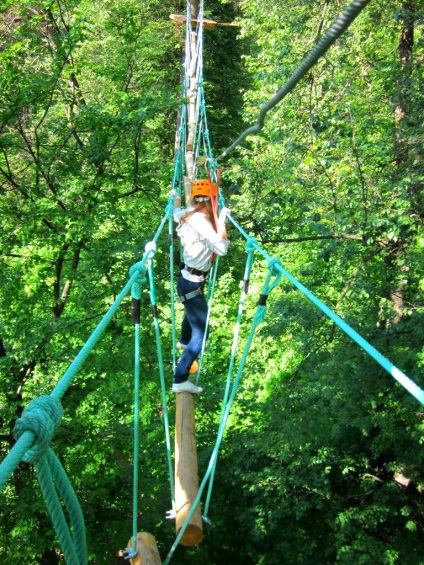 Rope Park - cea mai bună divertisment în natură, face viața luminoasă