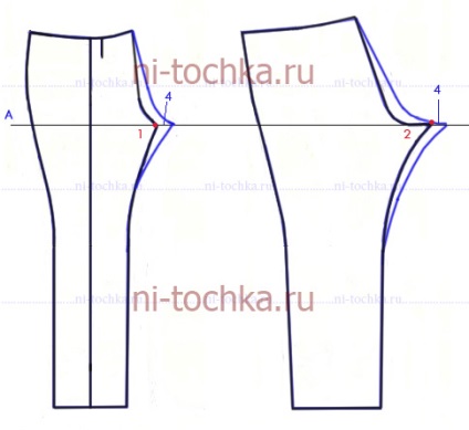 Model de pantaloni pentru un adolescent