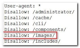 Include indexarea imaginilor Joomla într-un fișier