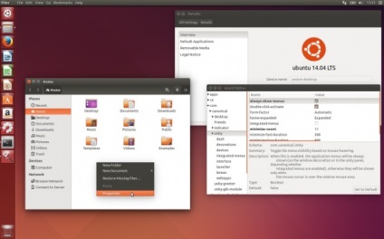 În ubuntu lts, ​​abilitatea de a afișa permanent bara de meniu