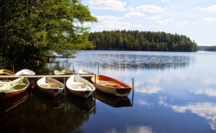 Vuoksa - lacul din regiunea Leningrad