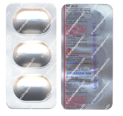 Azitromicină - utilizare, efecte secundare și forme disponibile