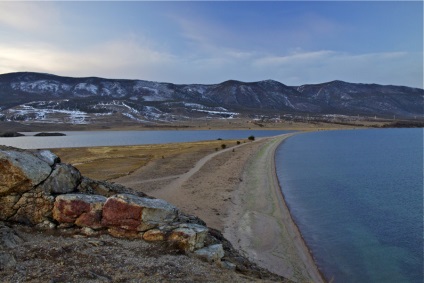 Coasta mării mici, se odihnesc pe Baikal, fan al lui Baikal