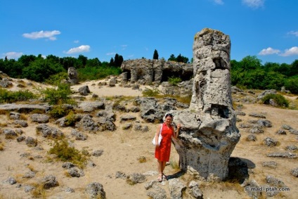 Bulgaria Varna, pietre cioplite, note de călătorie aladzha ptah