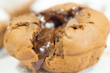 Muffin csokoládé töltelék receptet élesztő, leveles tészta, csokoládé torták, fotó, videó