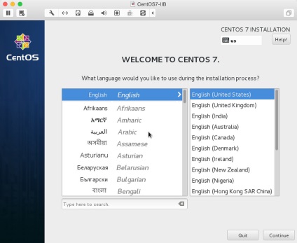 Instalarea Centos 7