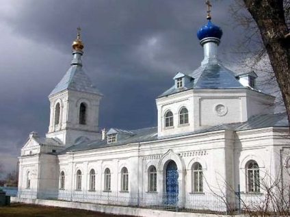 Biserica Maicii Domnului din Kazan, în satul Sreznevo, temple din regiunea Ryazan