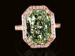Mi a gyémánt kaméleon ez a fluoreszcencia egy gyémánt, ékszerész