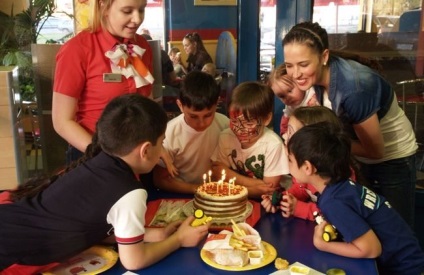 Ziua de naștere a copiilor în McDonald's