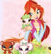 Fairy Winx și Animevniki, câine jurnal 2 sau cum să obțineți un câine, Winx diferite, 3