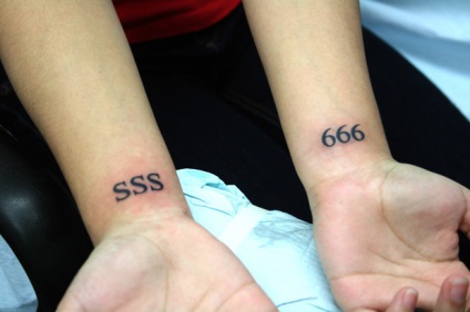 Fotografie și semnificația tatuajului 666