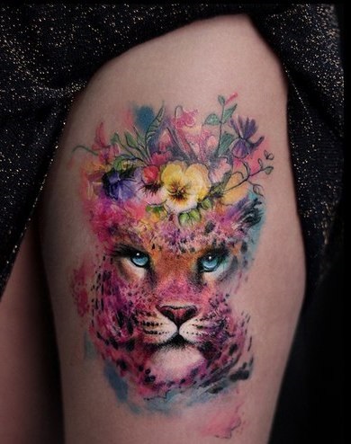Fotografie și semnificația ghepard de tatuaje
