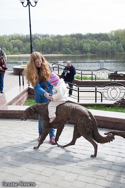 Photoreportul pe parcul Gomel se îndreaptă acum cu câinii