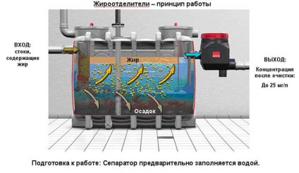 Ulei de frit, utilizarea acestuia, separator de ulei de schemă