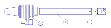 Cercetarea caracteristicilor de proiectare ale instrumentului axial bloc-modular folosit pe