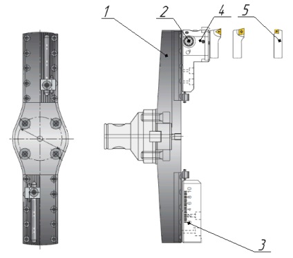 Cercetarea caracteristicilor de proiectare ale instrumentului axial bloc-modular folosit pe