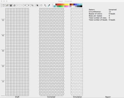 Jbead - un program excelent pentru crearea de hamuri tricotate