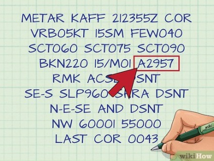 Cum să citiți metar codurile meteorologice aeronautice